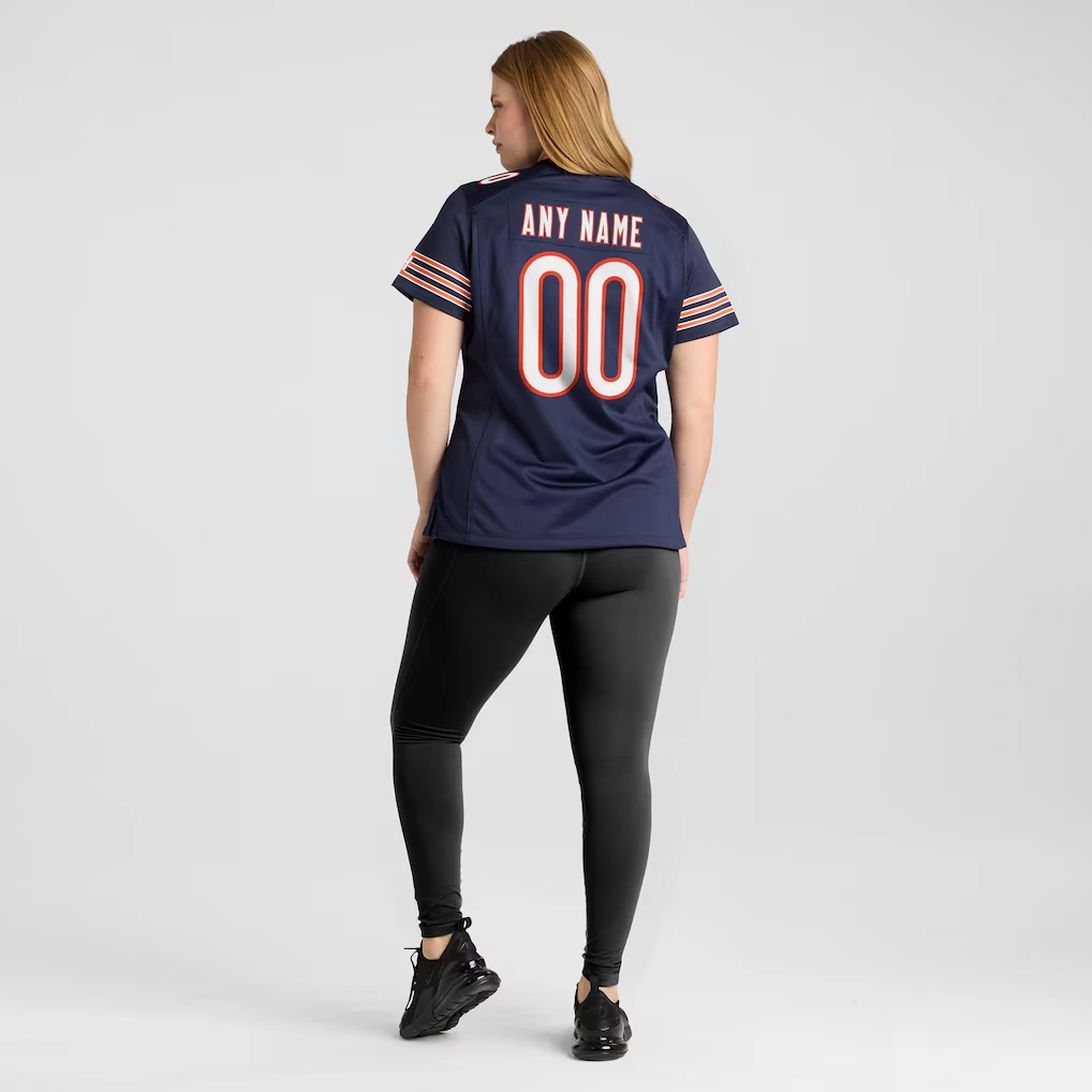 Women's Nike Navy Chicago Bears Custom Game Jersey 7 Women's Nike Navy Chicago Bears Custom Game Jersey