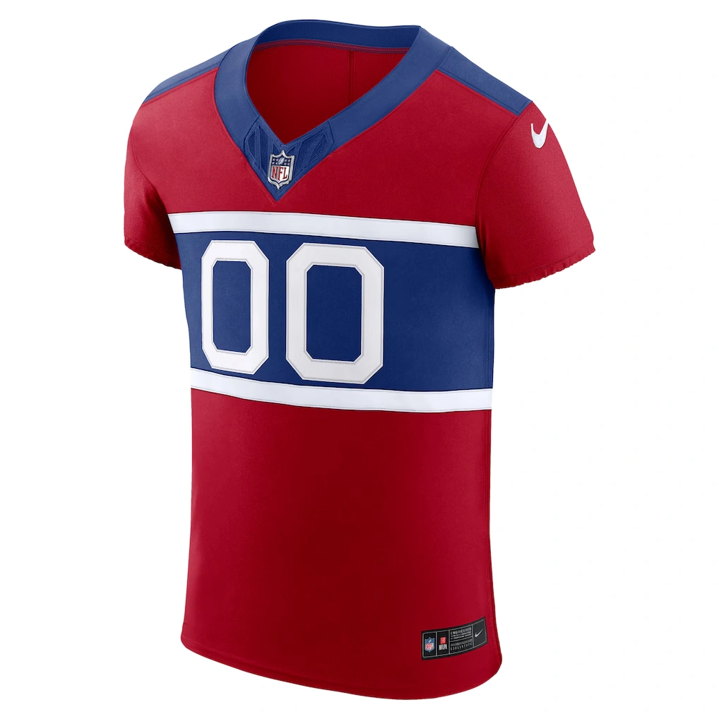 Men's New York Giants Nike Red Alternate Vapor F.U.S.E. Elite Custom Jersey