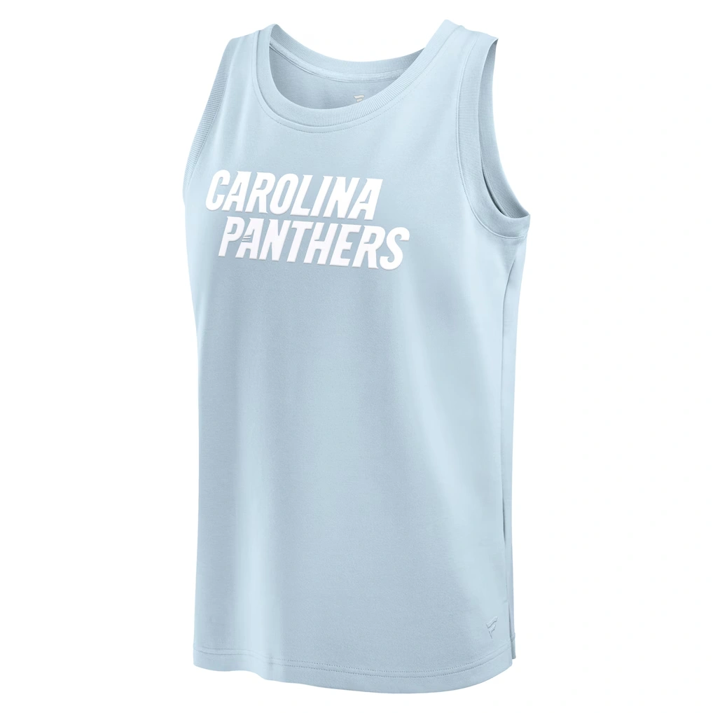 Men's Carolina Panthers Fanatics Light Blue Elements Tank Top