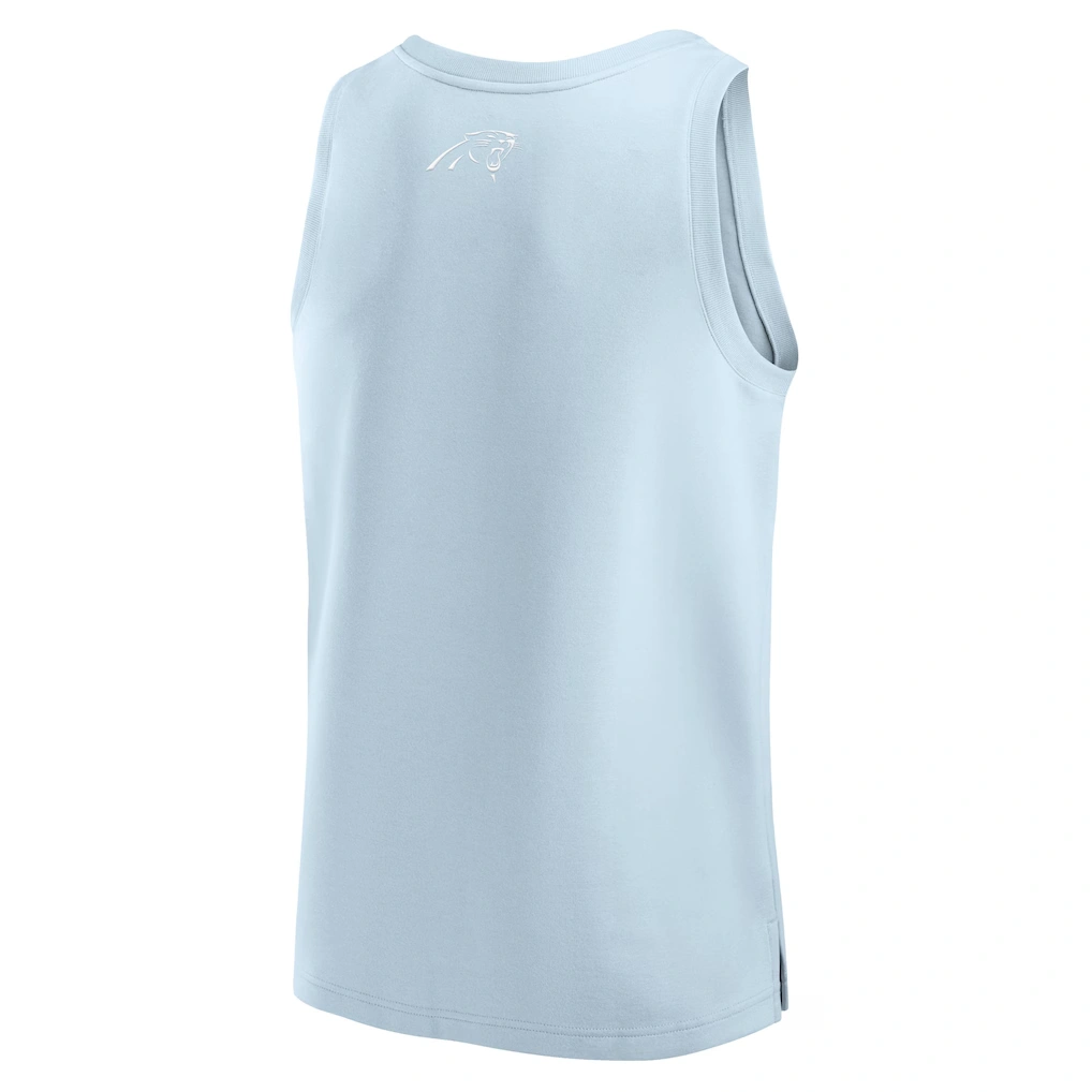 Men's Carolina Panthers Fanatics Light Blue Elements Tank Top