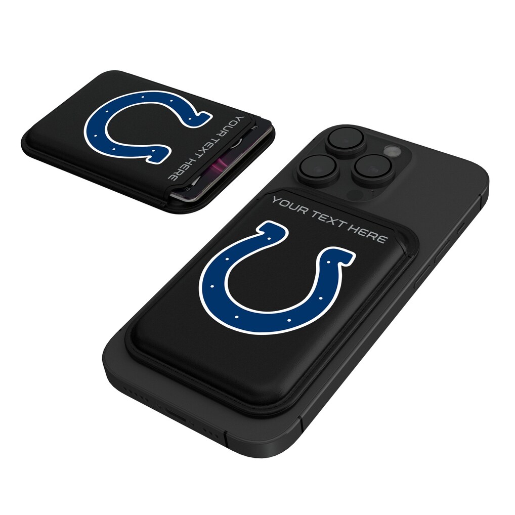 Indianapolis Colts Keyscaper Personalized Insignia Magnetic Credit Card Wallet