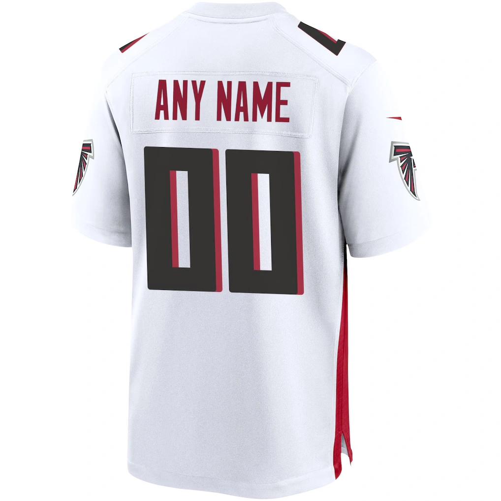 Men's Atlanta Falcons Nike White Custom Game Jersey 3 Men's Atlanta Falcons Nike White Custom Game Jersey