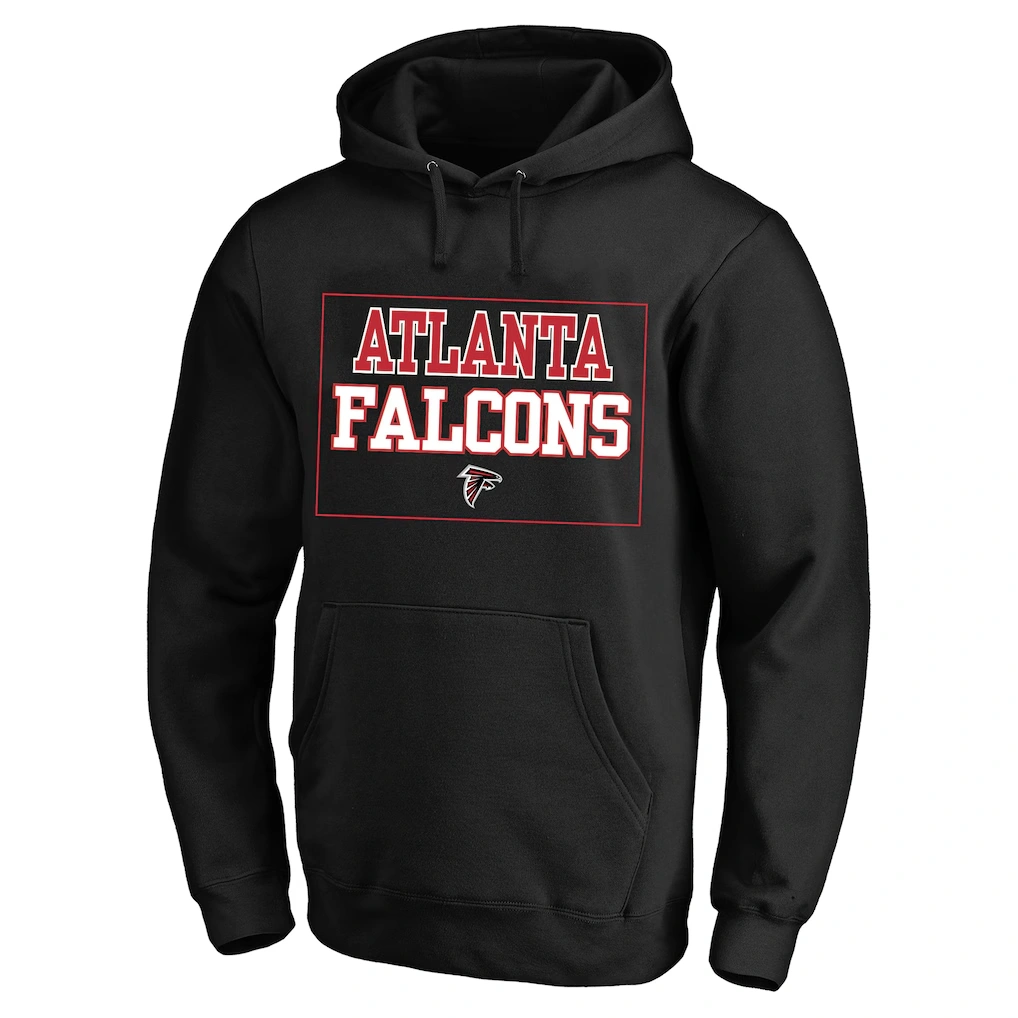 Men's Atlanta Falcons Fanatics Black Big & Tall Fleece Hoodie