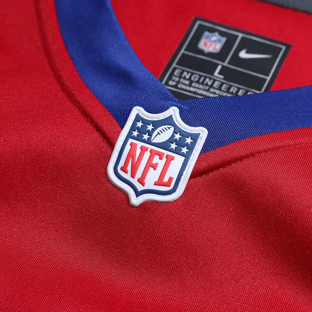 Men's New York Giants Malik Nabers Nike Century Red Alternate Game Jersey