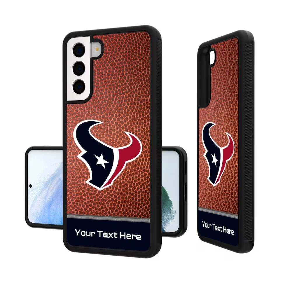 Houston Texans Personalized Football Design Galaxy Bump Case
