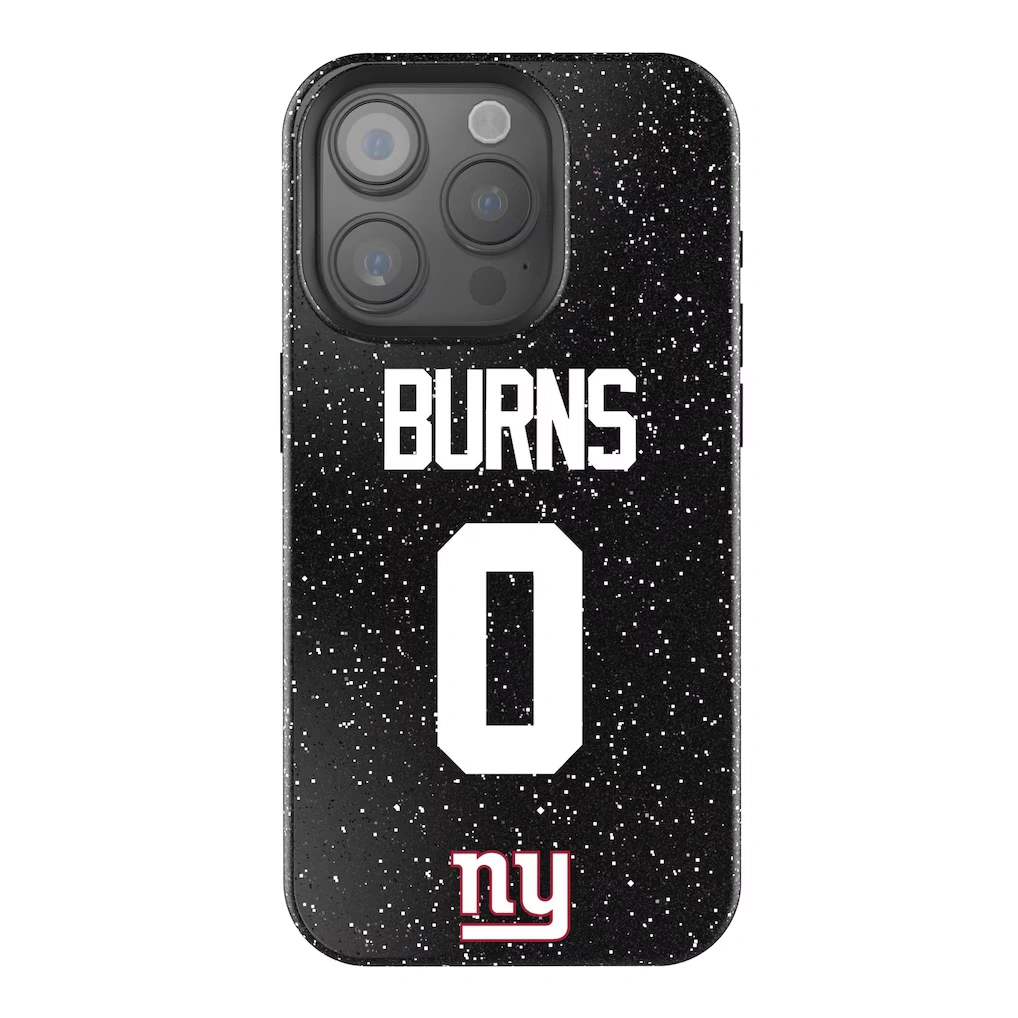 New York Giants Brian Burns Keyscaper Black Bling iPhone Case