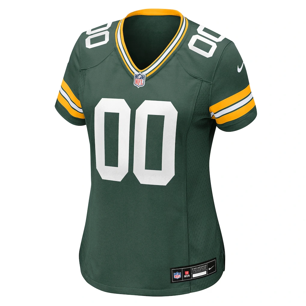 Women's Nike Green Green Bay Packers Custom Game Jersey