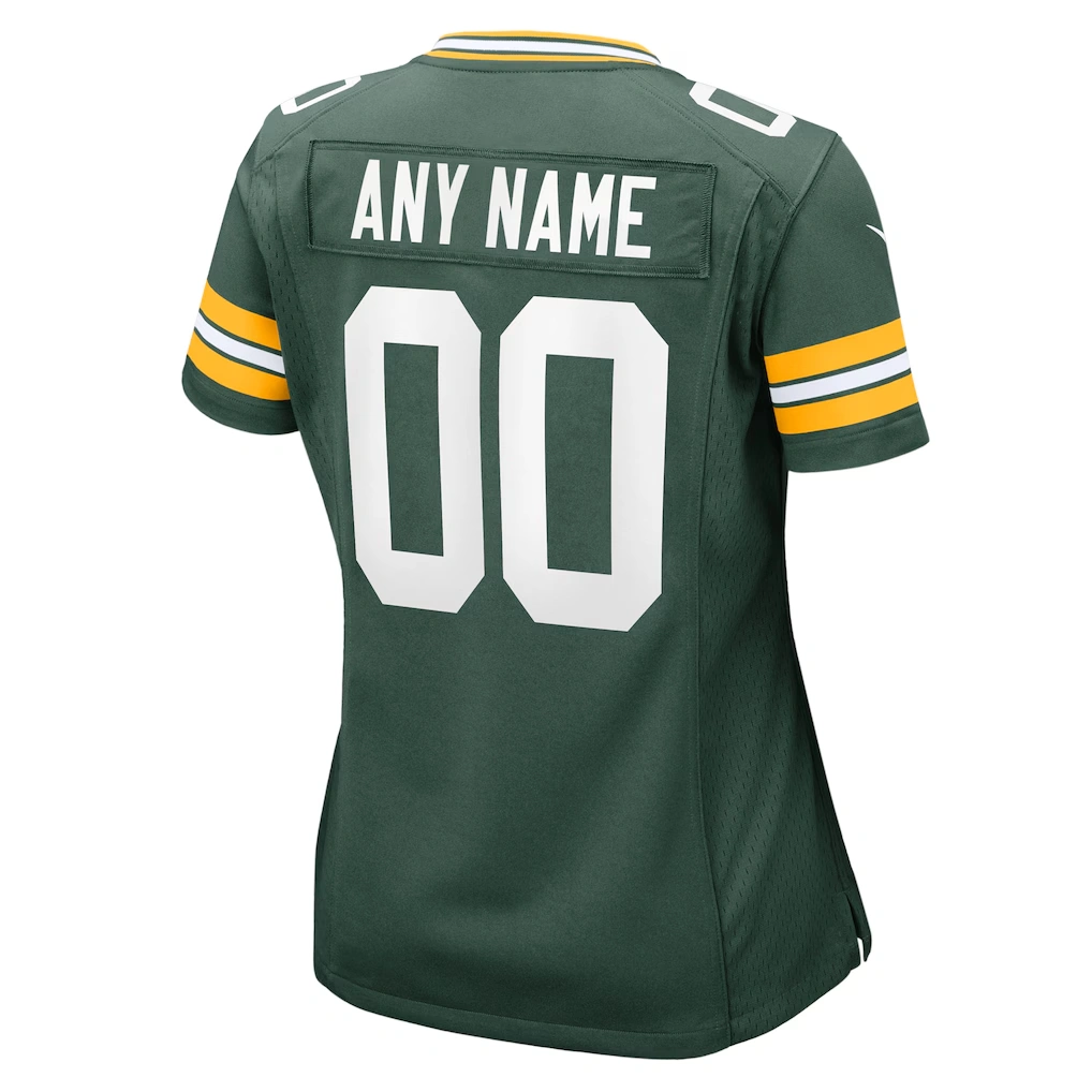 Women's Nike Green Green Bay Packers Custom Game Jersey