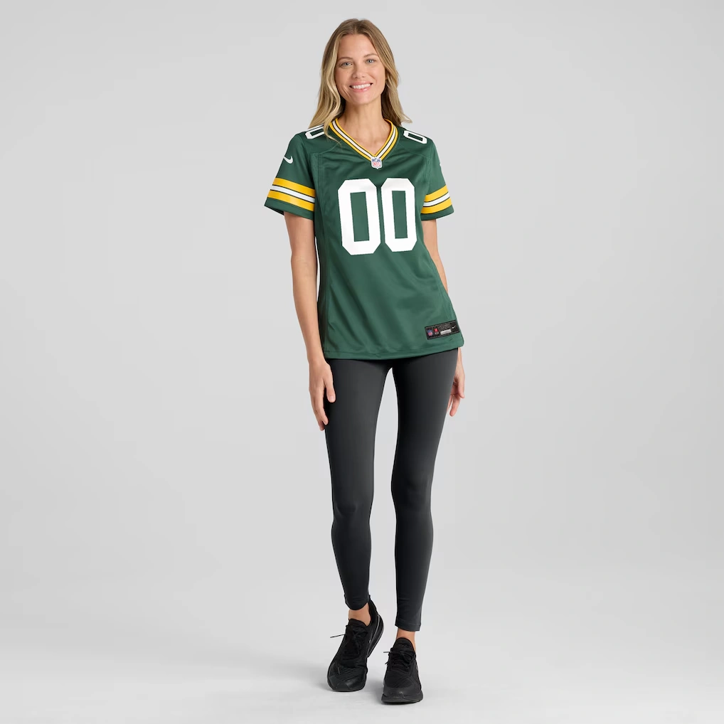 Women's Nike Green Green Bay Packers Custom Game Jersey
