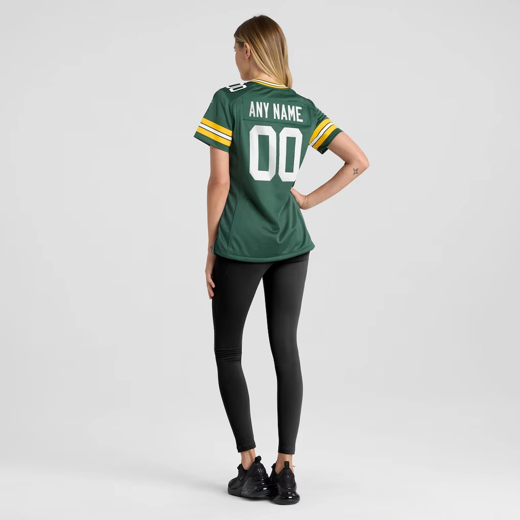 Women's Nike Green Green Bay Packers Custom Game Jersey
