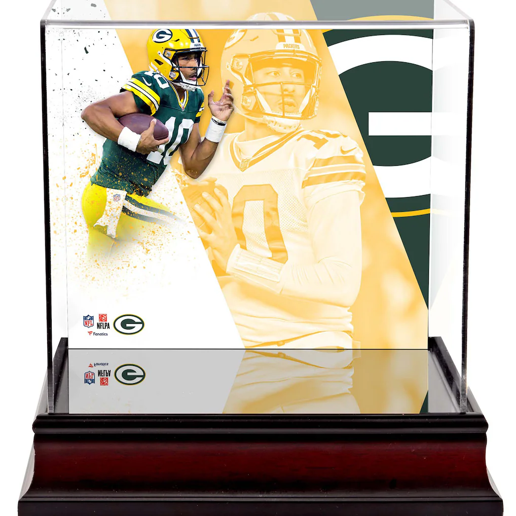 Jordan Love Green Bay Packers Deluxe Mini Helmet Case