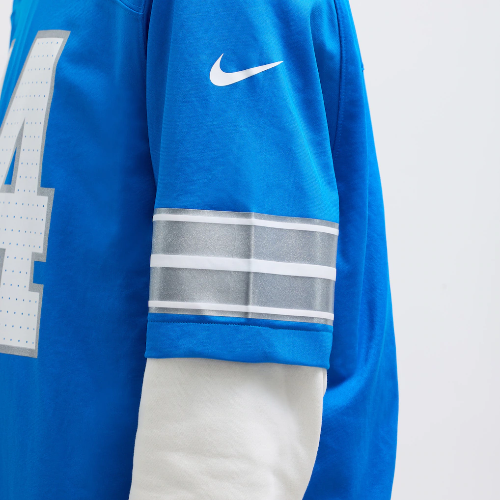 Men's Detroit Lions Amon-Ra St. Brown Nike Blue Game Jersey