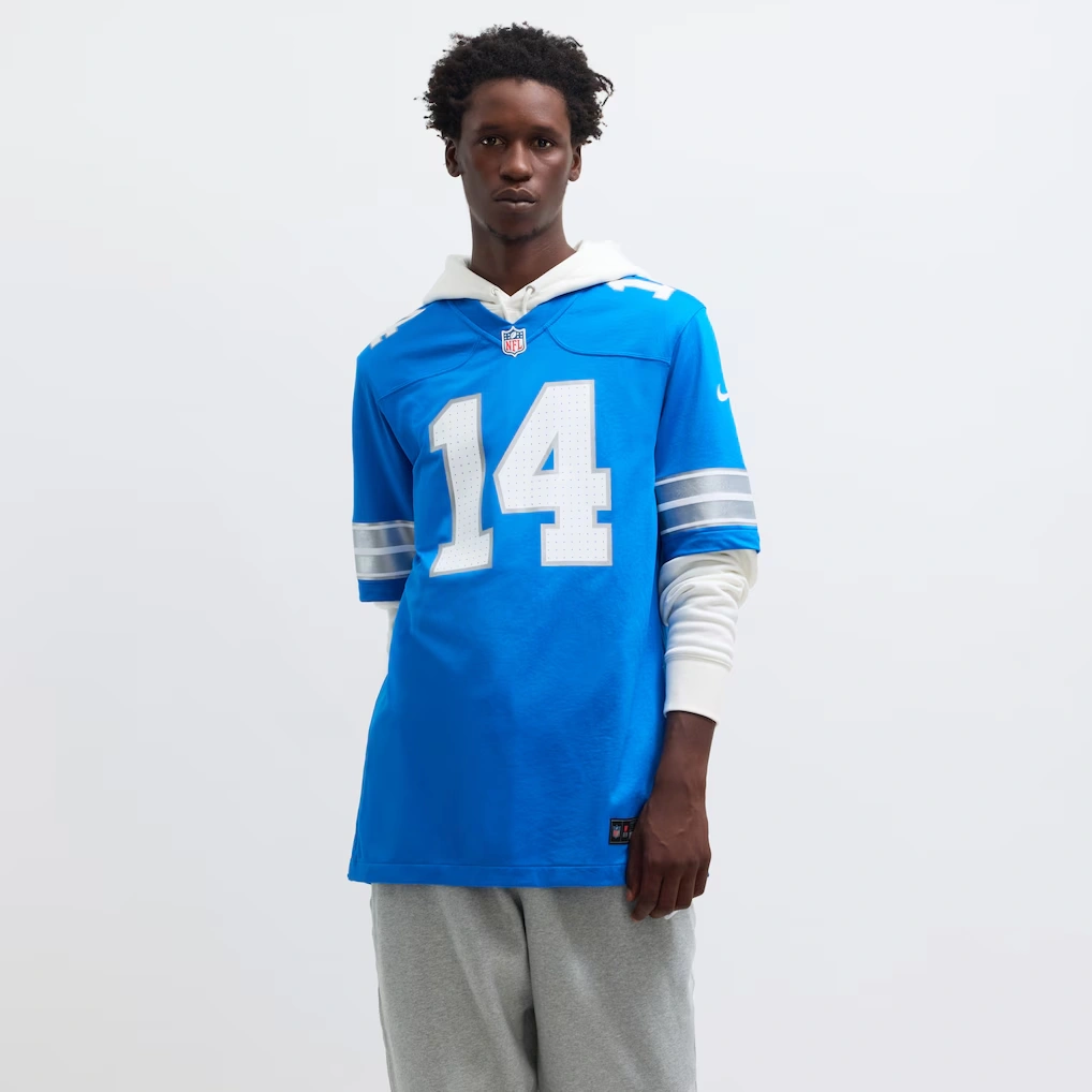 Men's Detroit Lions Amon-Ra St. Brown Nike Blue Game Jersey
