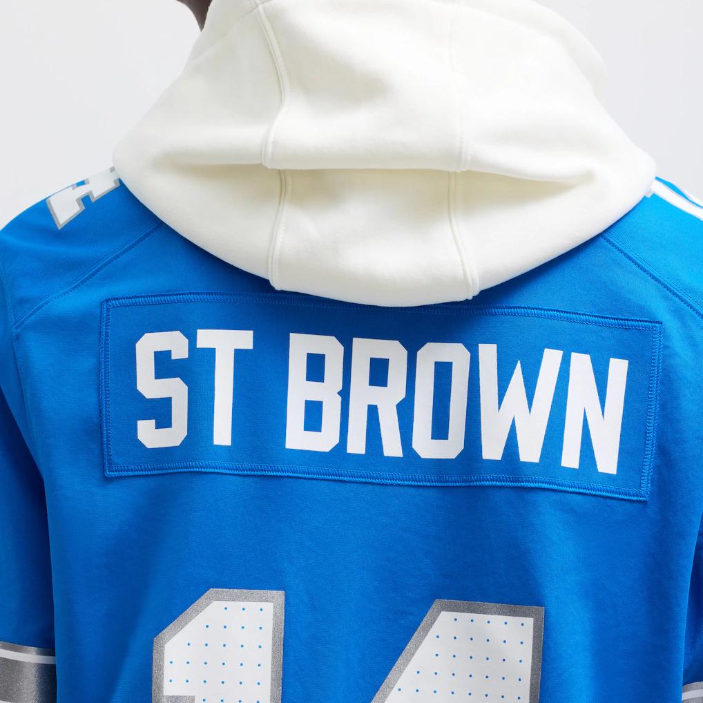 Men's Detroit Lions Amon-Ra St. Brown Nike Blue Game Jersey