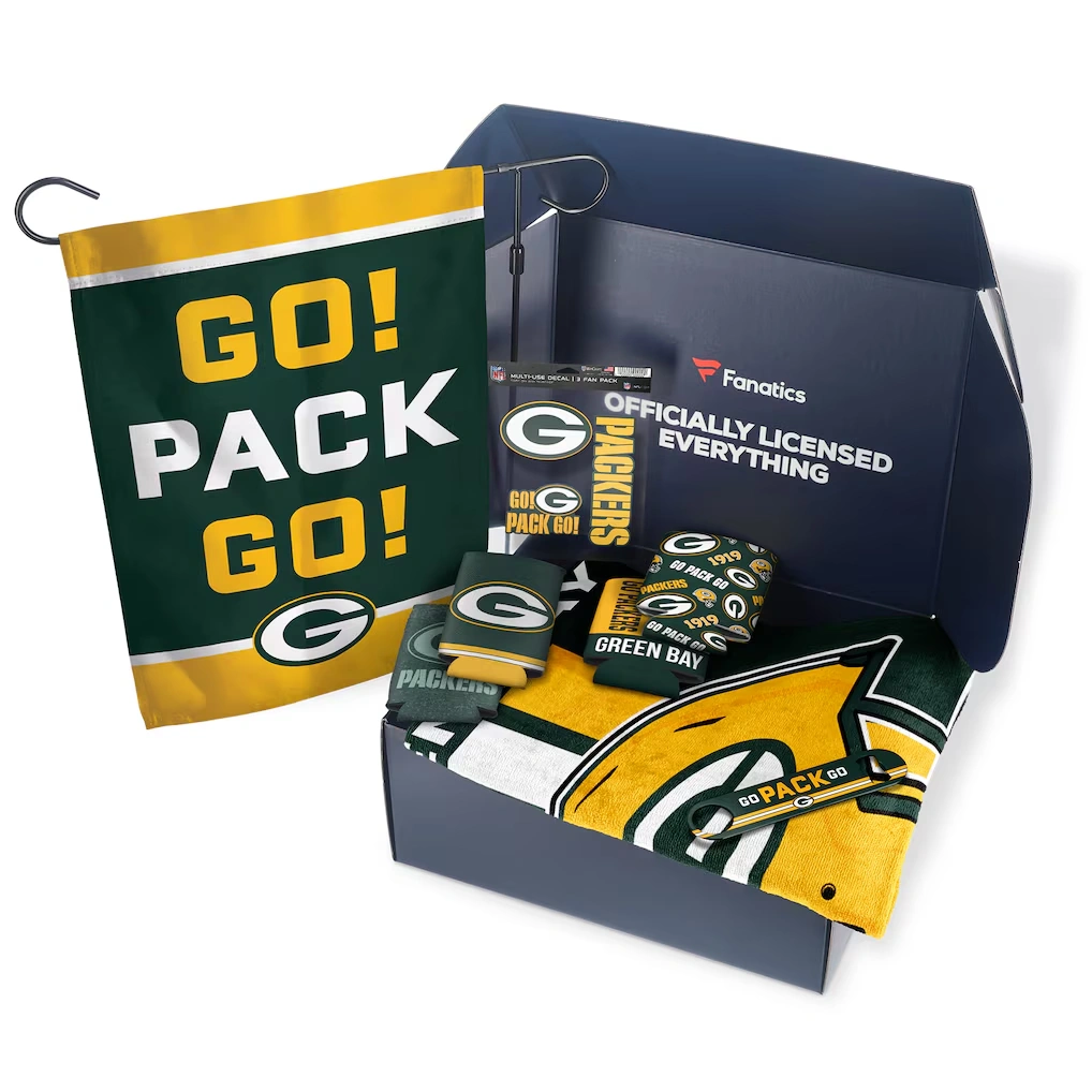 Fanatics Green Bay Packers Tailgate Game Day Essentials Gift Box