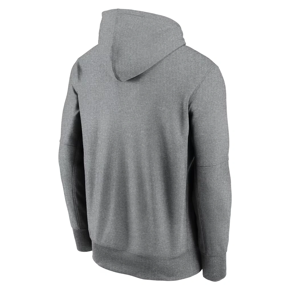 Men's Miami Dolphins Nike Heather Gray Big & Tall Performance Pullover Hoodie 3 Men's Miami Dolphins Nike Heather Gray Big & Tall Performance Pullover Hoodie