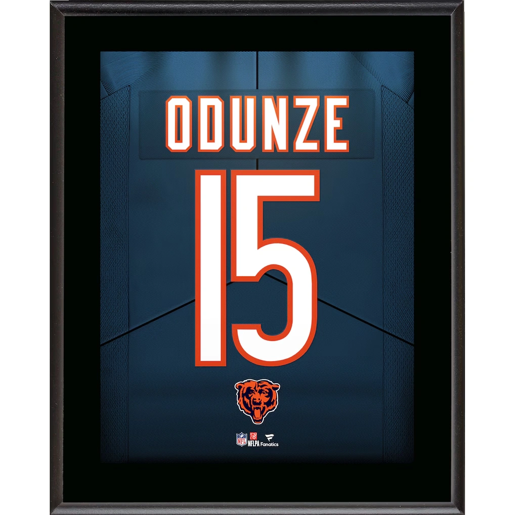 Rome Odunze Chicago Bears Fanatics Authentic 10.5" x 13" Jersey Number Sublimated Player Plaque