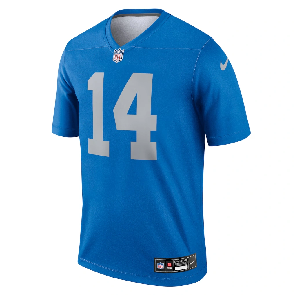 Men's Detroit Lions Amon-Ra St. Brown Nike Blue Legend Player Performance Top