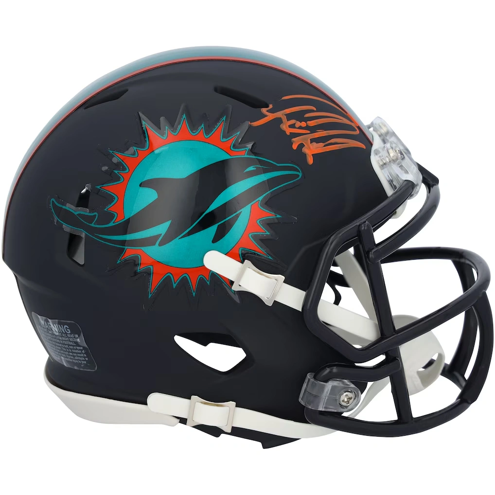 Tua Tagovailoa Miami Dolphins Autographed Fanatics Authentic Riddell Rivalry Speed Mini Helmet