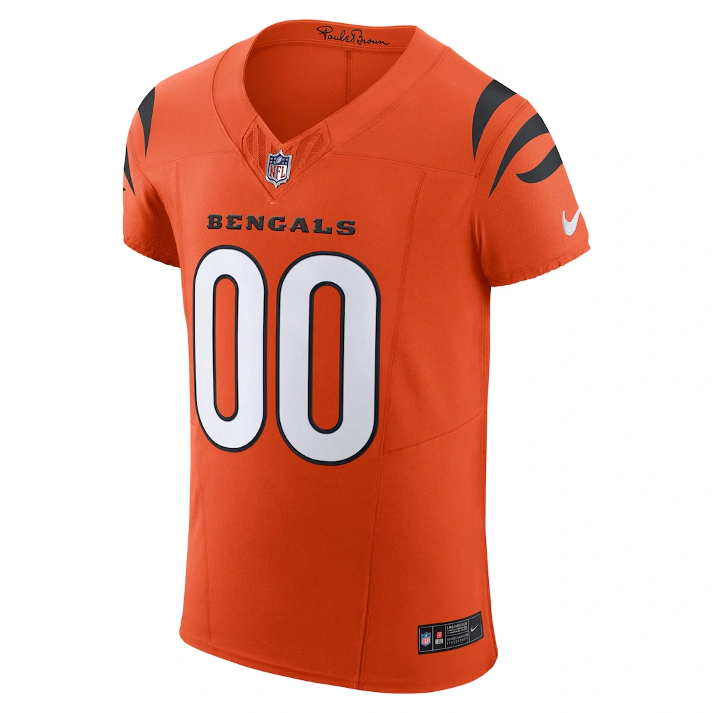 Men's Cincinnati Bengals Nike Men's Orange Alternate Vapor F.U.S.E. Elite Custom Jersey