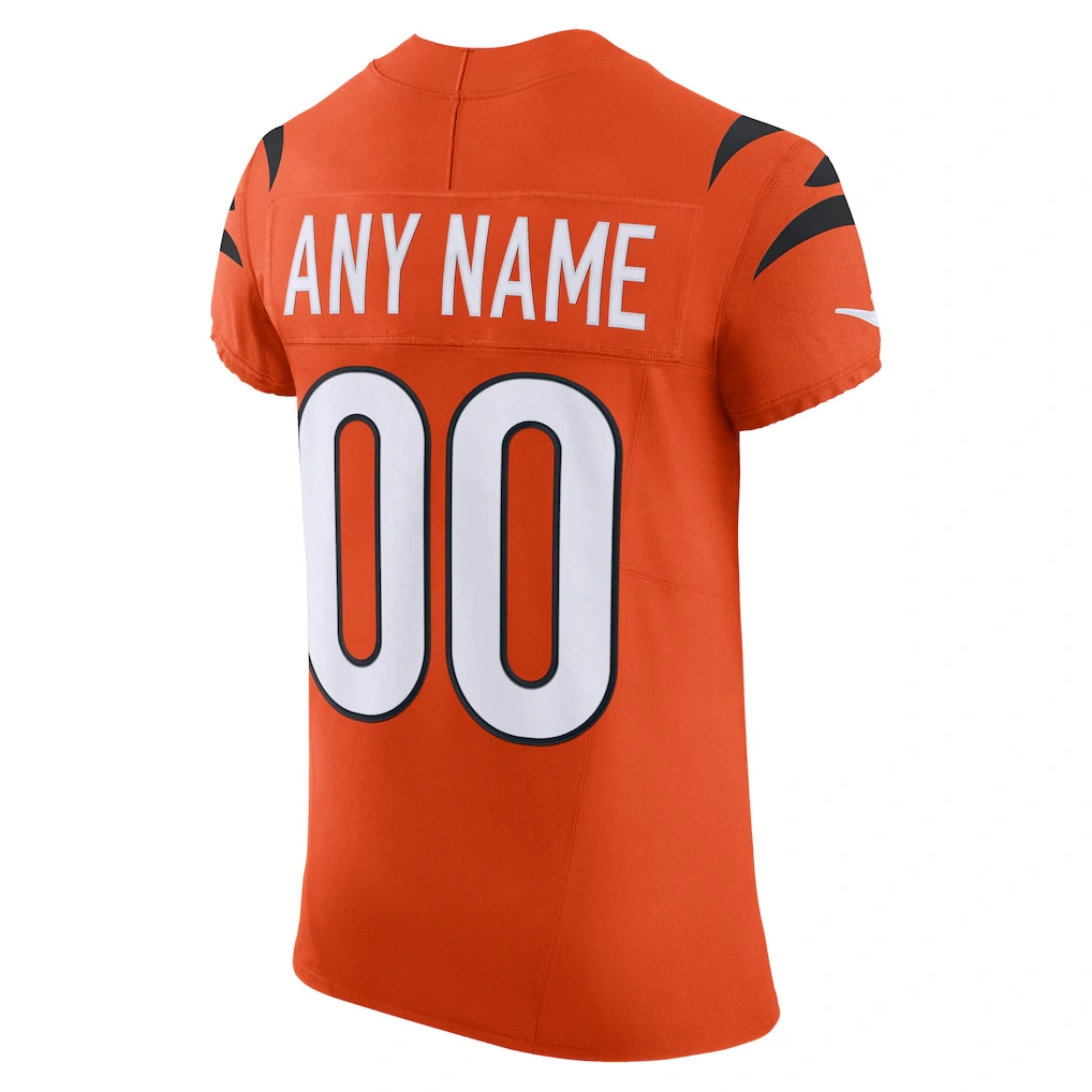 Men's Cincinnati Bengals Nike Men's Orange Alternate Vapor F.U.S.E. Elite Custom Jersey