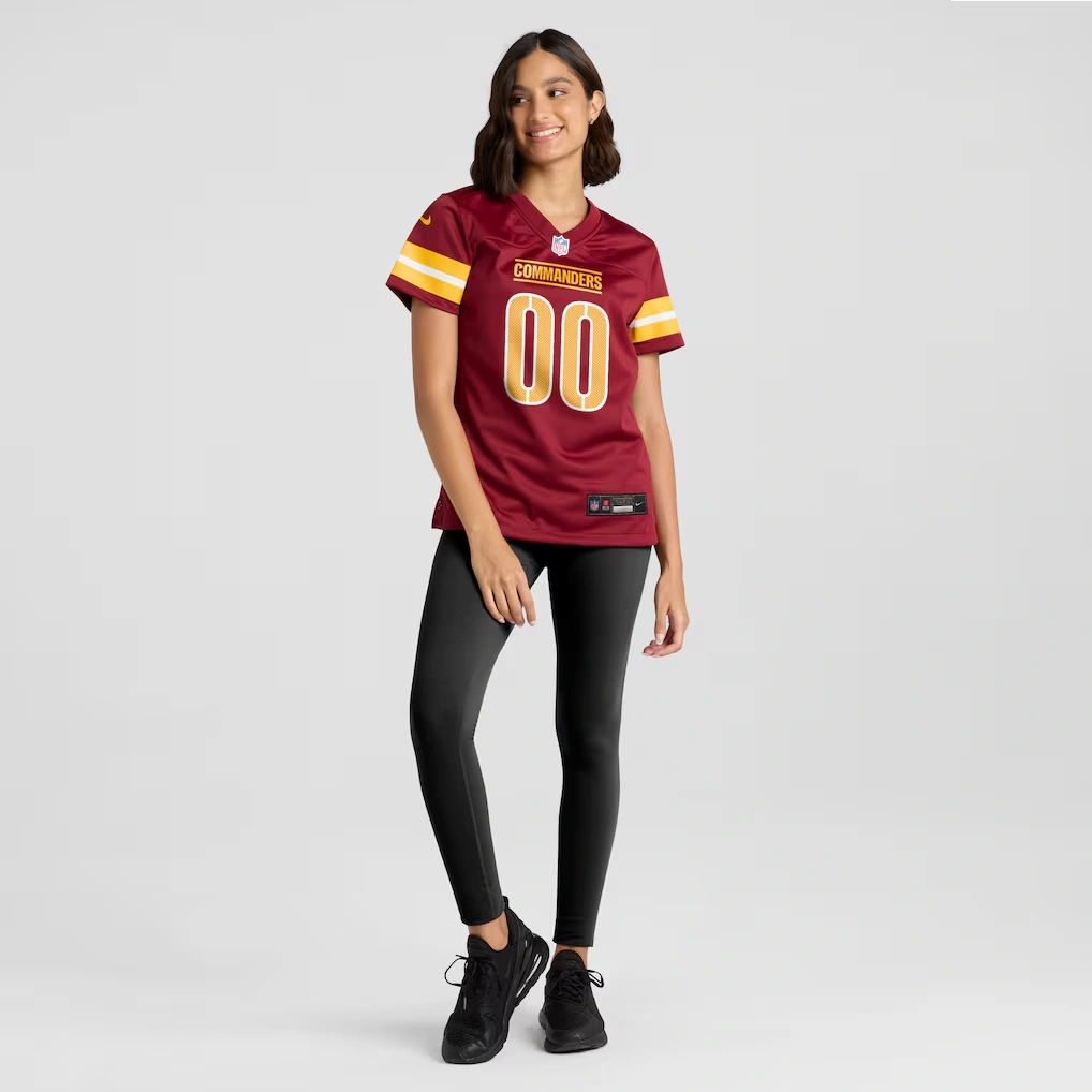 Women's Washington Commanders Nike Burgundy Game Custom Player Jersey 4 Women's Washington Commanders Nike Burgundy Game Custom Player Jersey