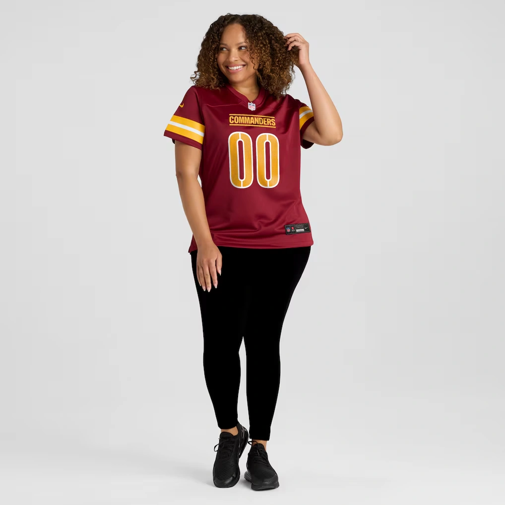 Women's Washington Commanders Nike Burgundy Game Custom Player Jersey 6 Women's Washington Commanders Nike Burgundy Game Custom Player Jersey