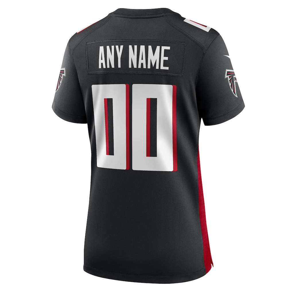 Women's Nike Atlanta Falcons Black Custom Game Jersey