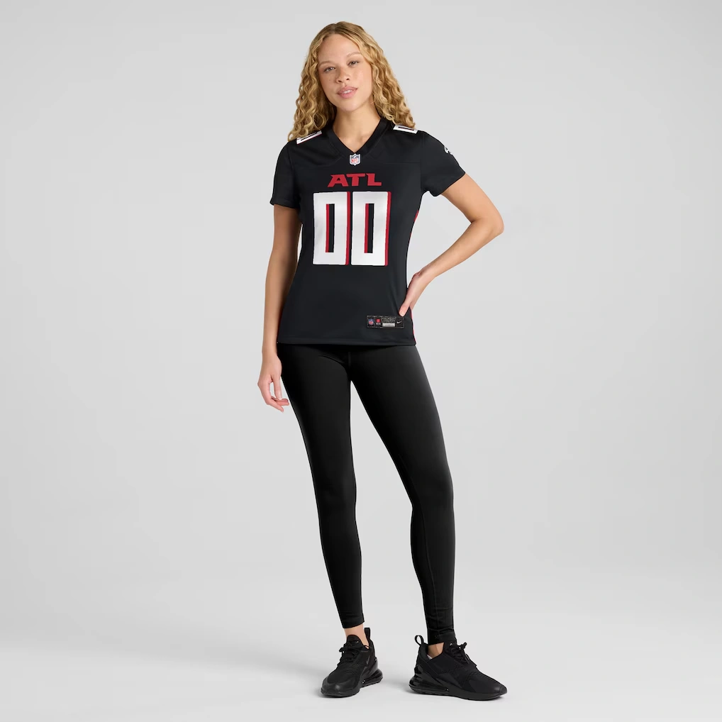 Women's Nike Atlanta Falcons Black Custom Game Jersey