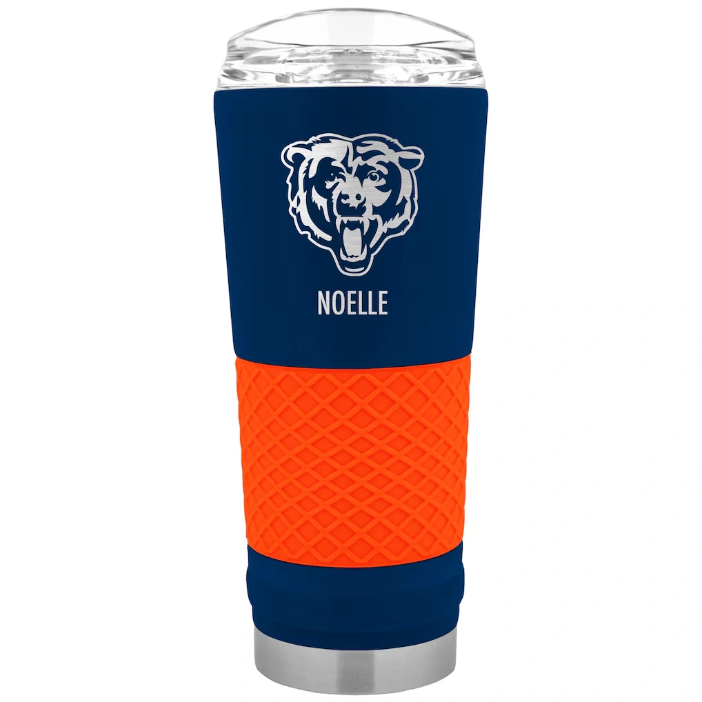 Chicago Bears 24oz. Personalized Team Color Draft Tumbler