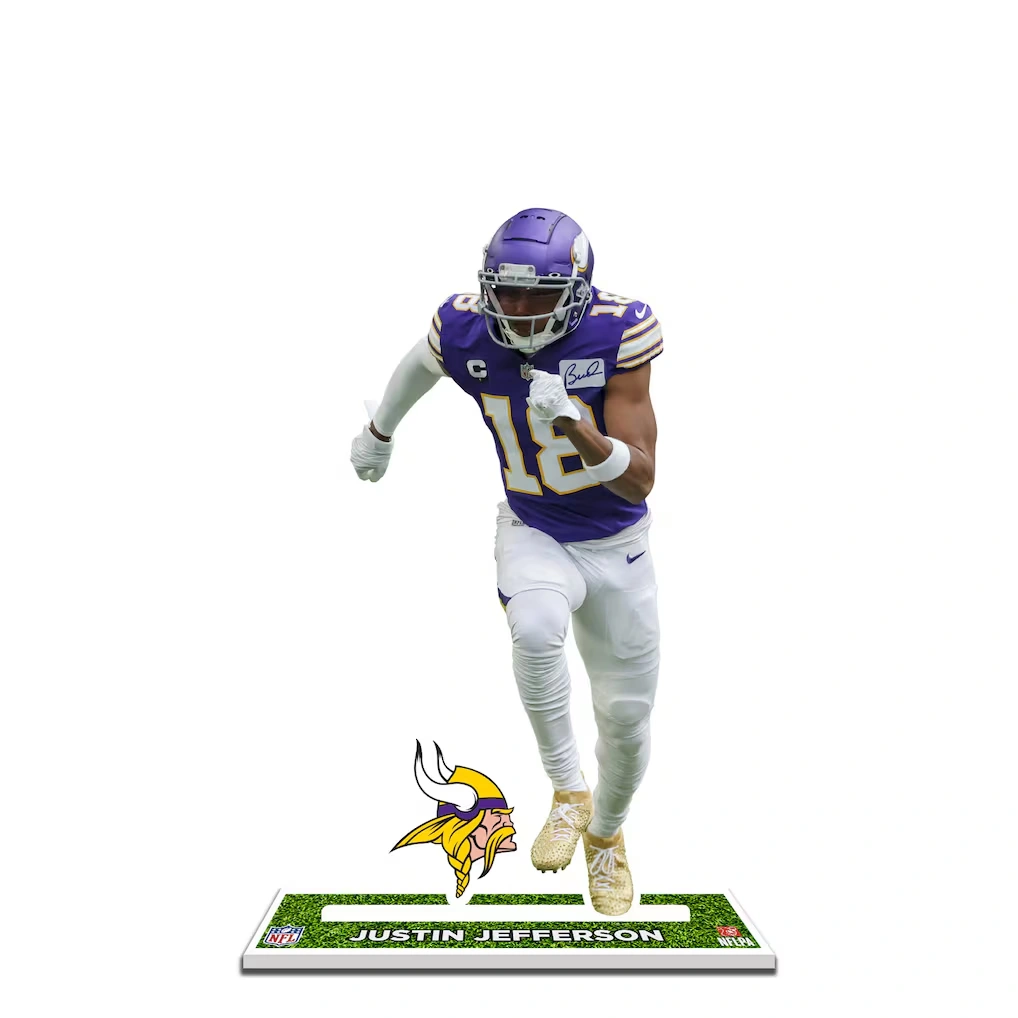 Justin Jefferson Minnesota Vikings 12'' Player Standee Desktop Display
