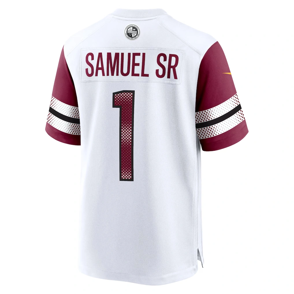 Men's Washington Commanders Deebo Samuel Sr Nike White Game Player Jersey