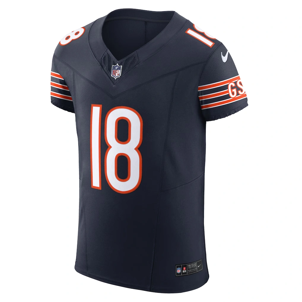 Men's Chicago Bears Caleb Williams Nike Navy Vapor F.U.S.E. Elite Jersey