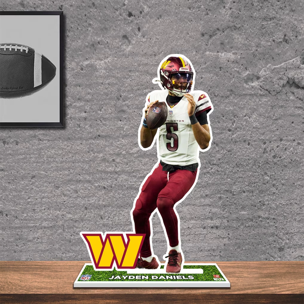 Washington Commanders Jayden Daniels Player Standee