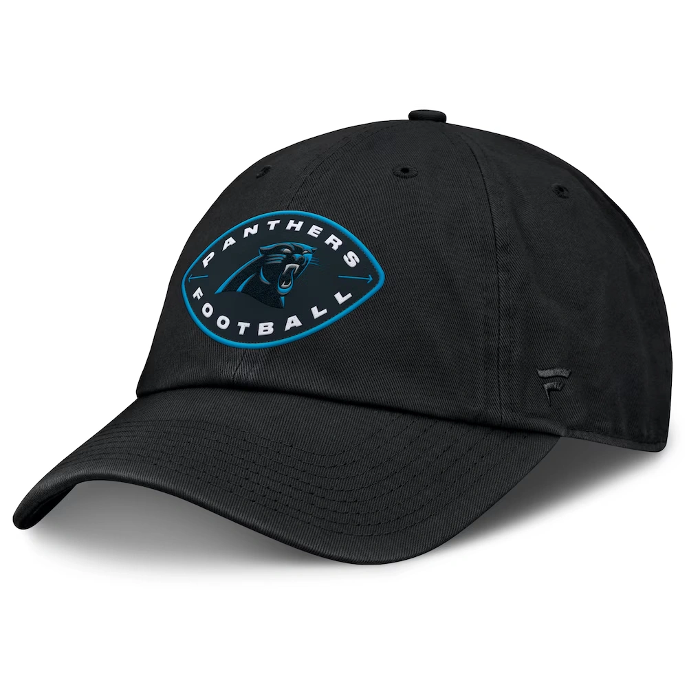 Women's Carolina Panthers Fanatics Black Stunt Adjustable Hat