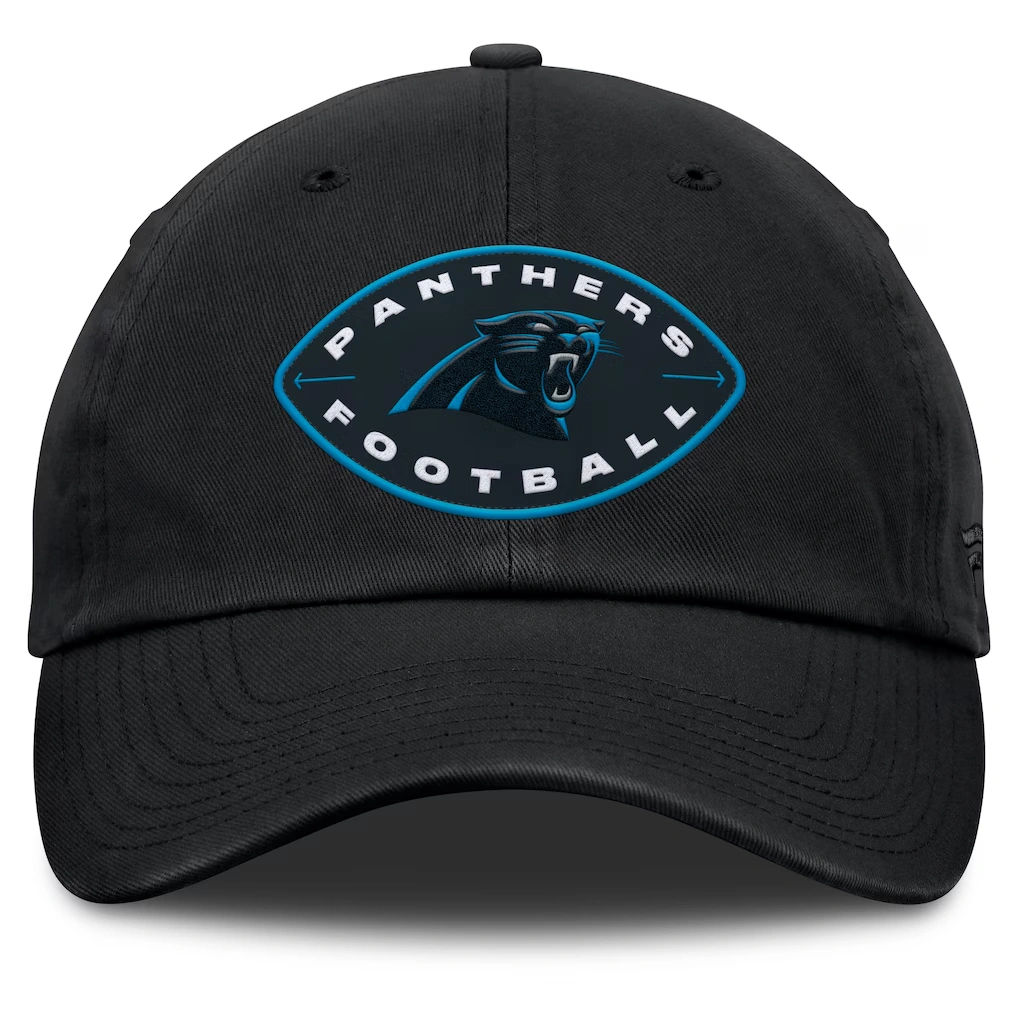 Women's Carolina Panthers Fanatics Black Stunt Adjustable Hat