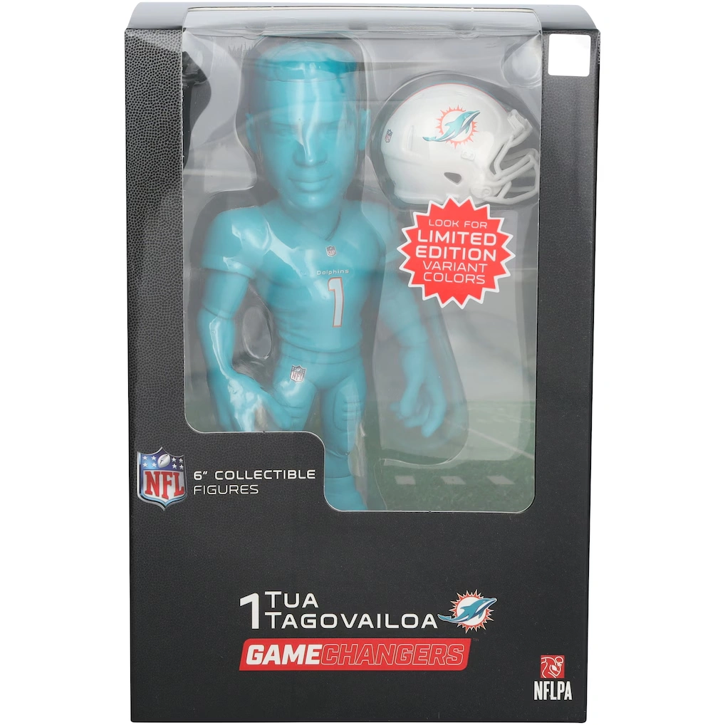 Tua Tagovailoa Miami Dolphins smALL-STARS Series 4 GameChangers Rare Solid Color Variant 6" Vinyl Figurine