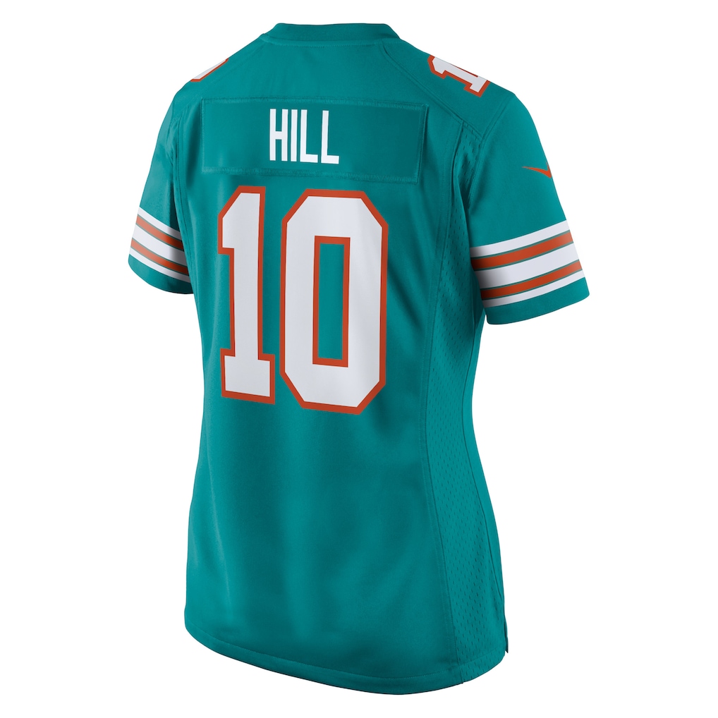 Women's Miami Dolphins Tyreek Hill Nike Aqua Game Jersey