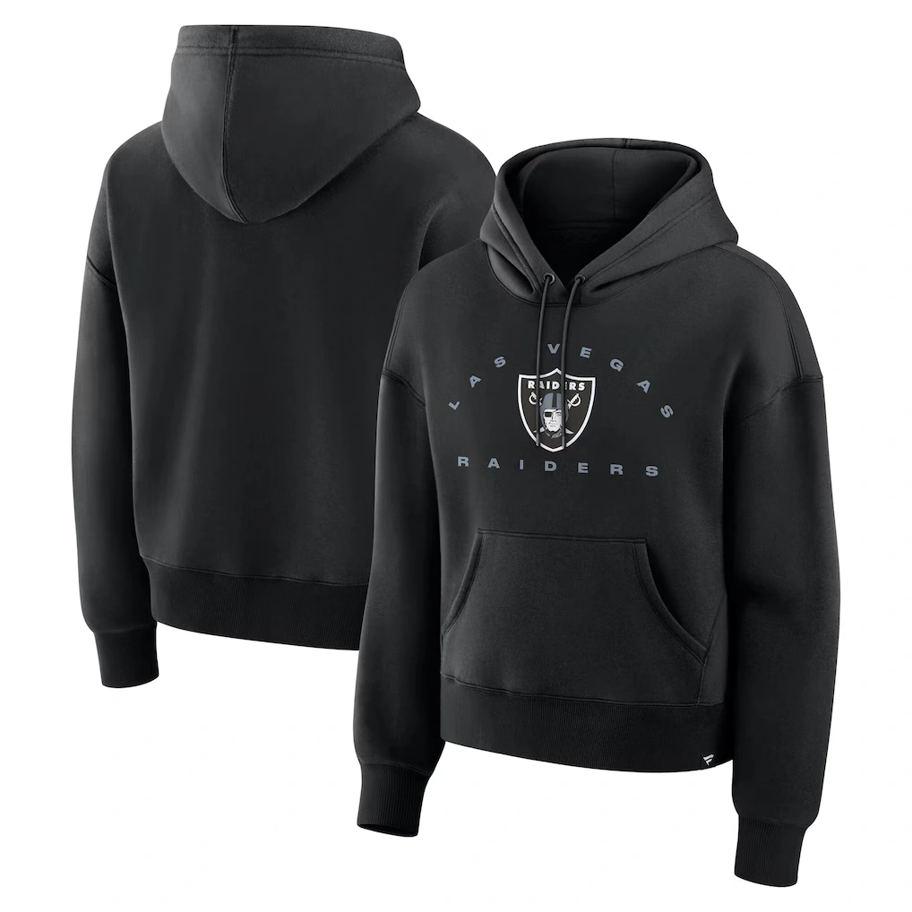 Women's Las Vegas Raiders Fanatics Black Eligible Receiver Legacy Pullover Hoodie