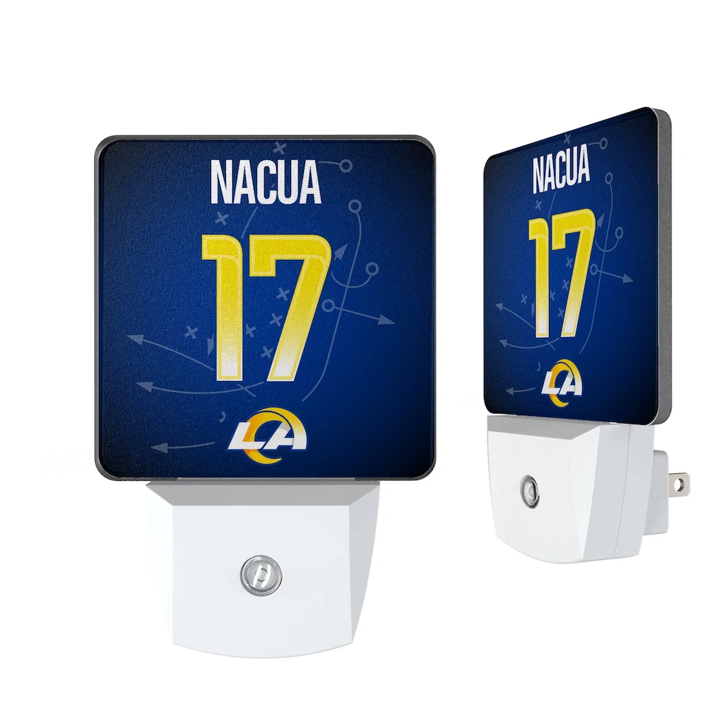 Los Angeles Rams Puka Nacua Keyscaper Nightlight 2-Pack