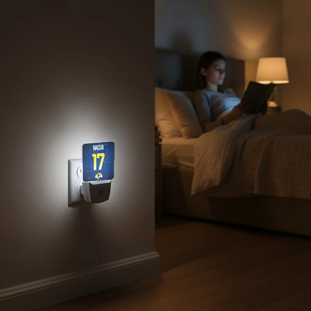 Los Angeles Rams Puka Nacua Keyscaper Nightlight 2-Pack