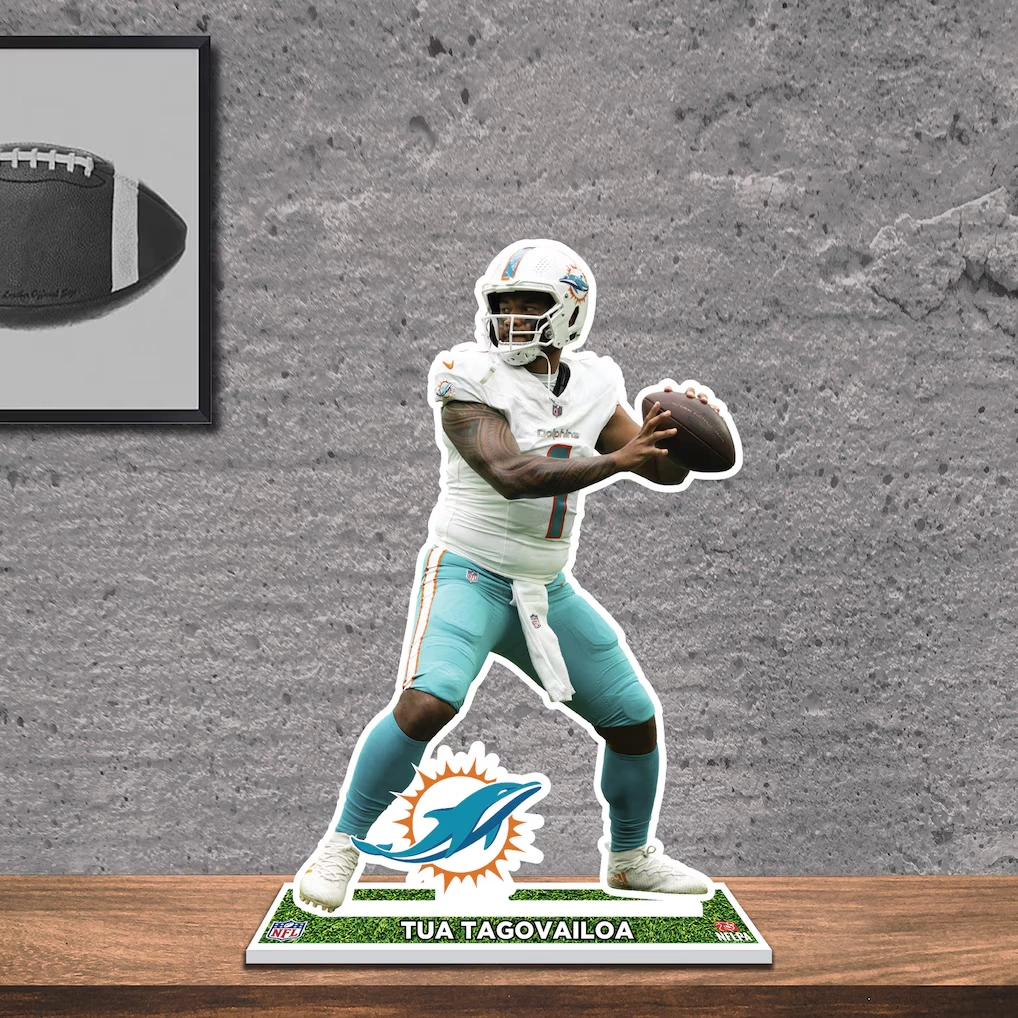 Tua Tagovailoa Miami Dolphins 12'' Player Standee Desktop Display