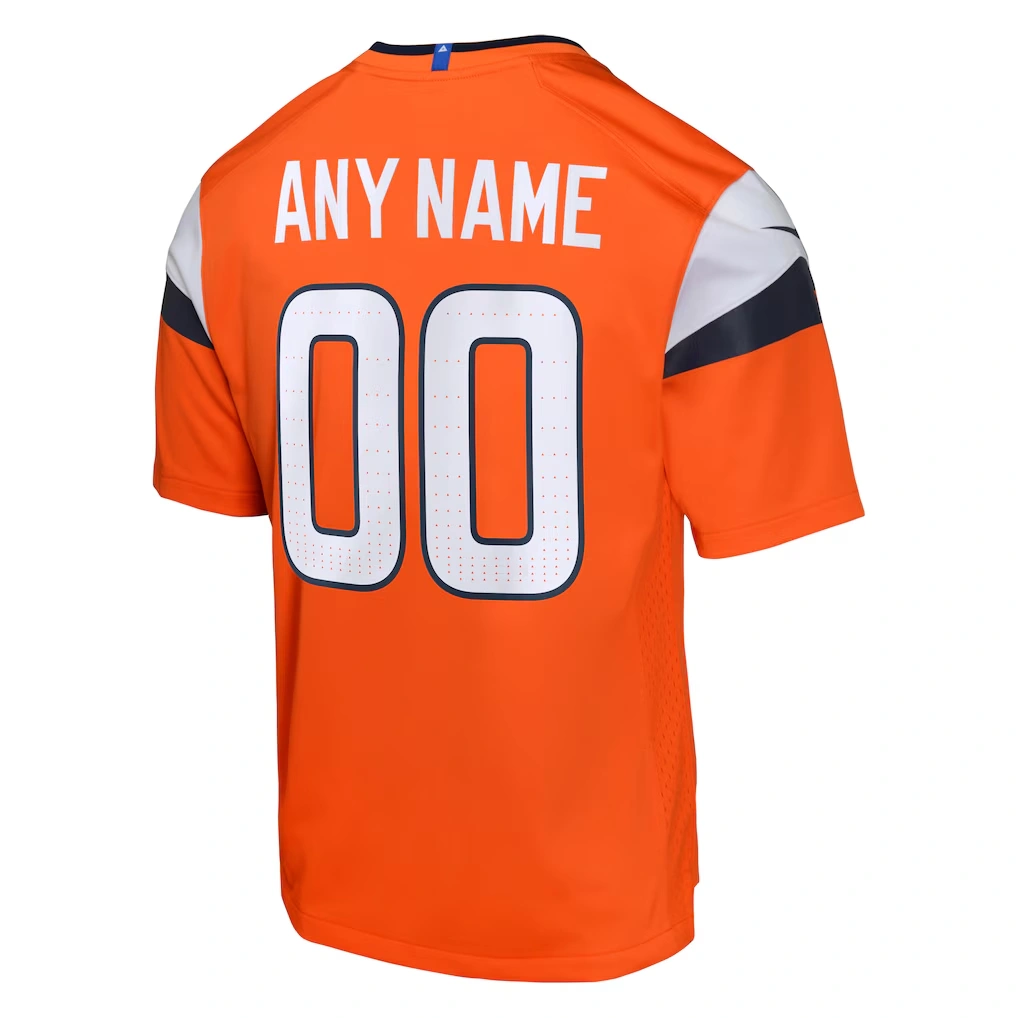 Youth Denver Broncos Nike Orange Mile High Collection Custom Game Jersey