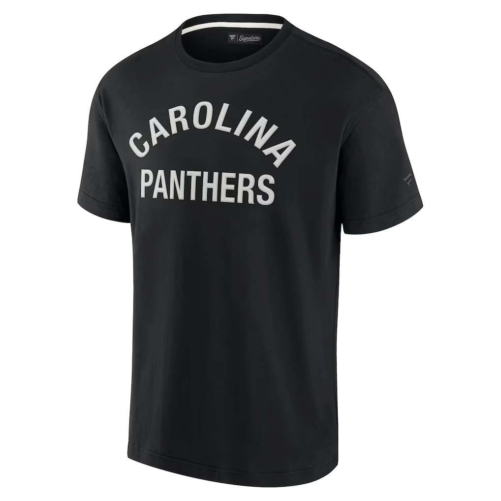 Unisex Carolina Panthers Fanatics Black Elements Super Soft Short Sleeve T-Shirt