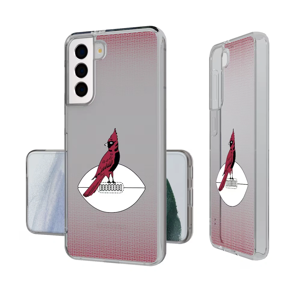 Chicago Cardinals Linen Logo Galaxy Clear Case