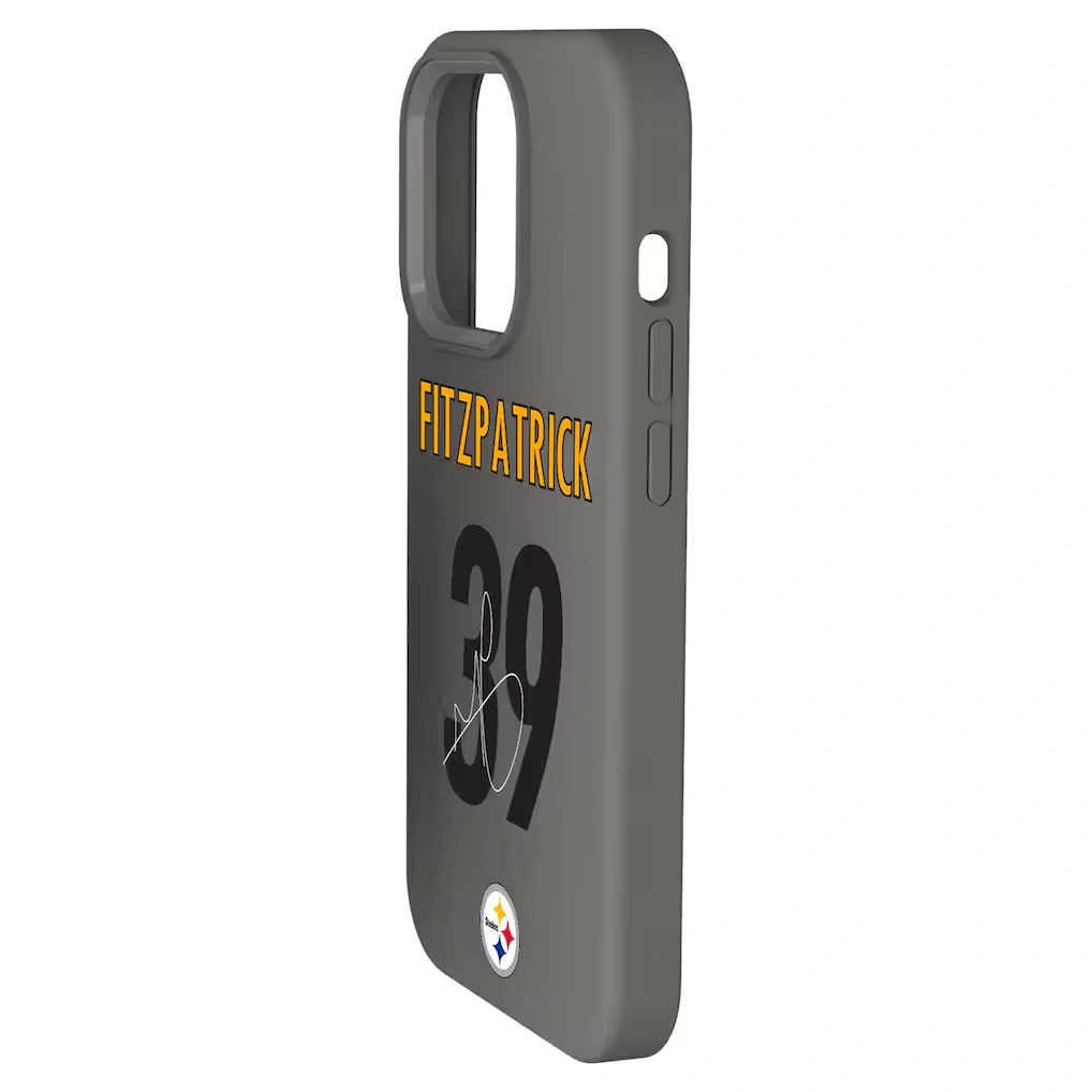 Pittsburgh Steelers Minkah Fitzpatrick Keyscaper Gray Ready Soft Touch iPhone Case