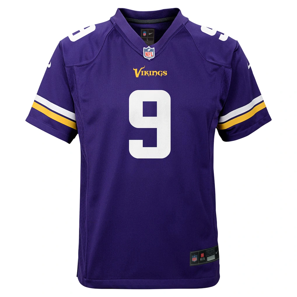 Youth Minnesota Vikings J.J. McCarthy Nike Purple Game Jersey