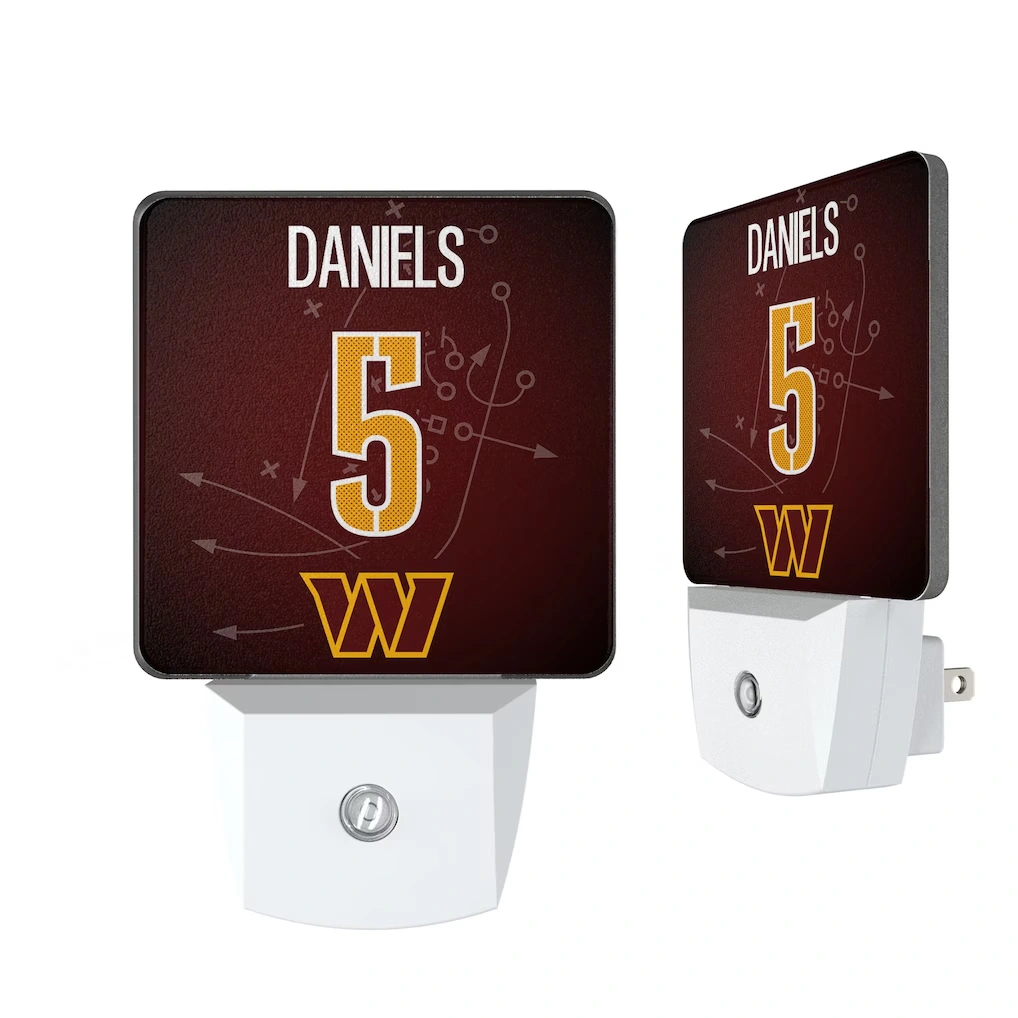 Washington Commanders Jayden Daniels Keyscaper Nightlight 2-Pack