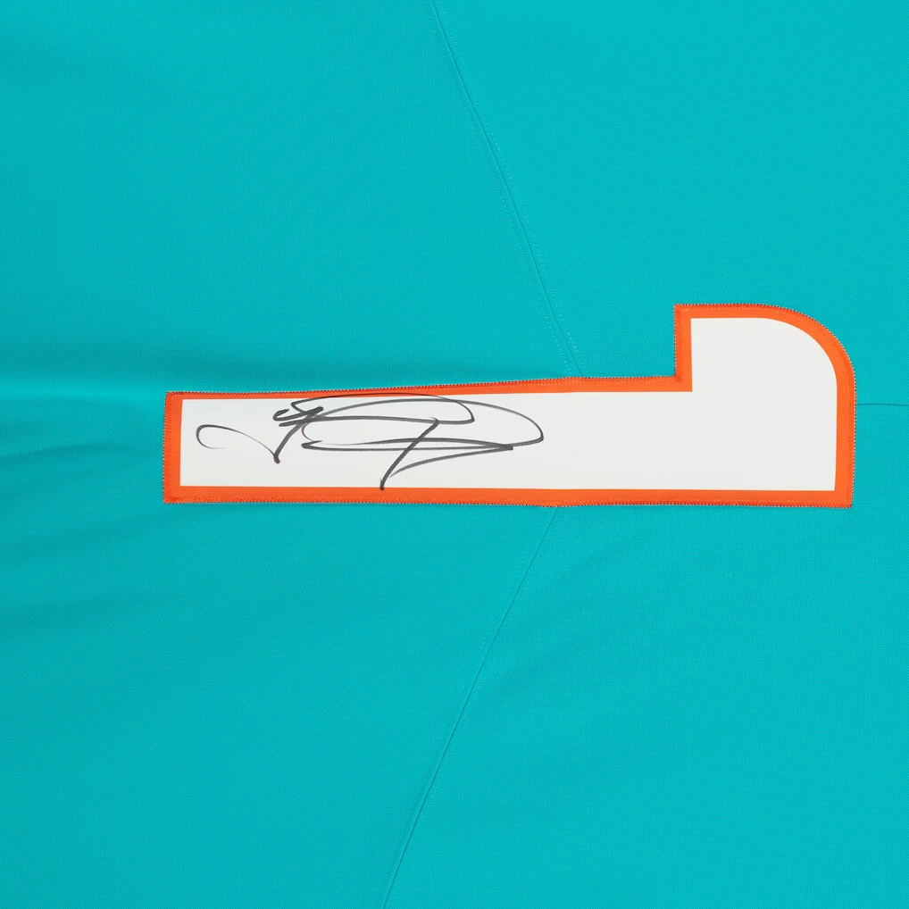 Autographed Miami Dolphins Tua Tagovailoa Fanatics Authentic Aqua Nike Limited Jersey