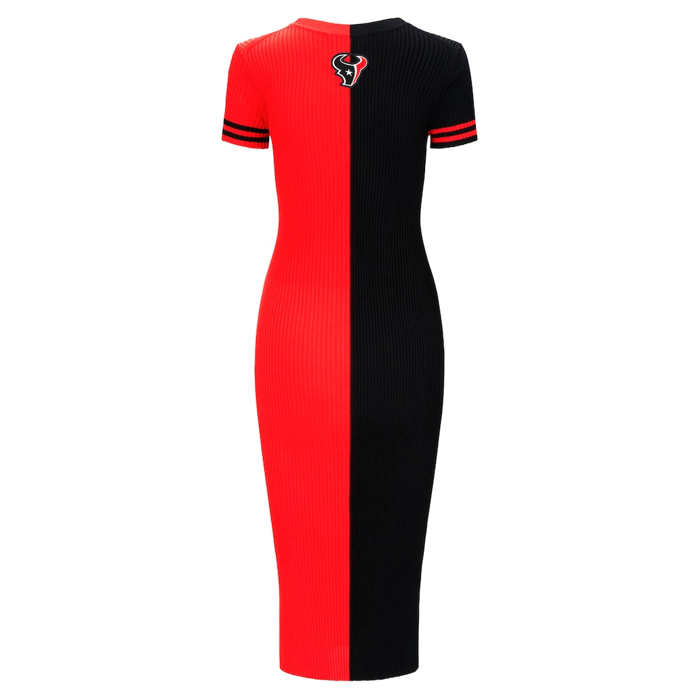 Women's Houston Texans STAUD Navy/Red Colleen Dress